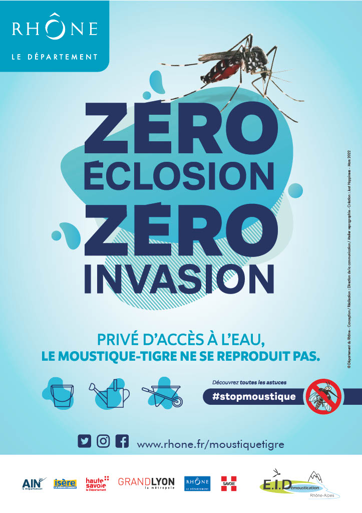 Département du Rhône - moustique tigre