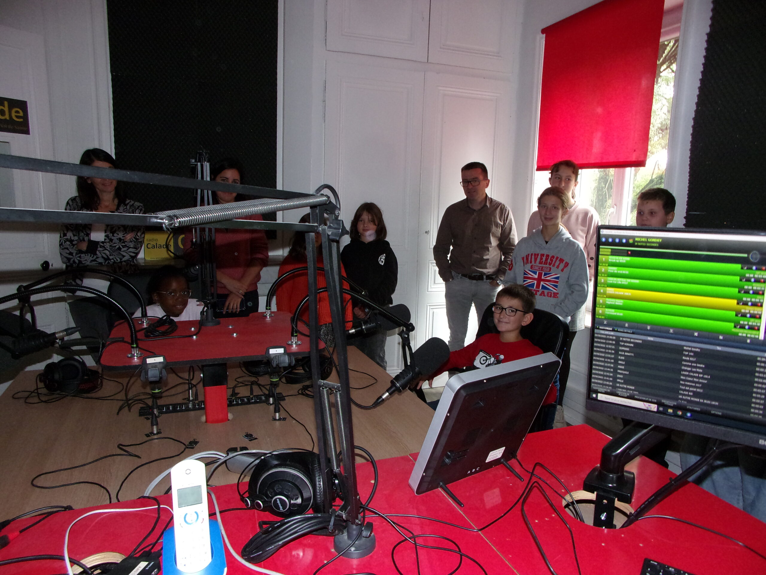Lancement de l’atelier radio avec la Commune de Claveisolles