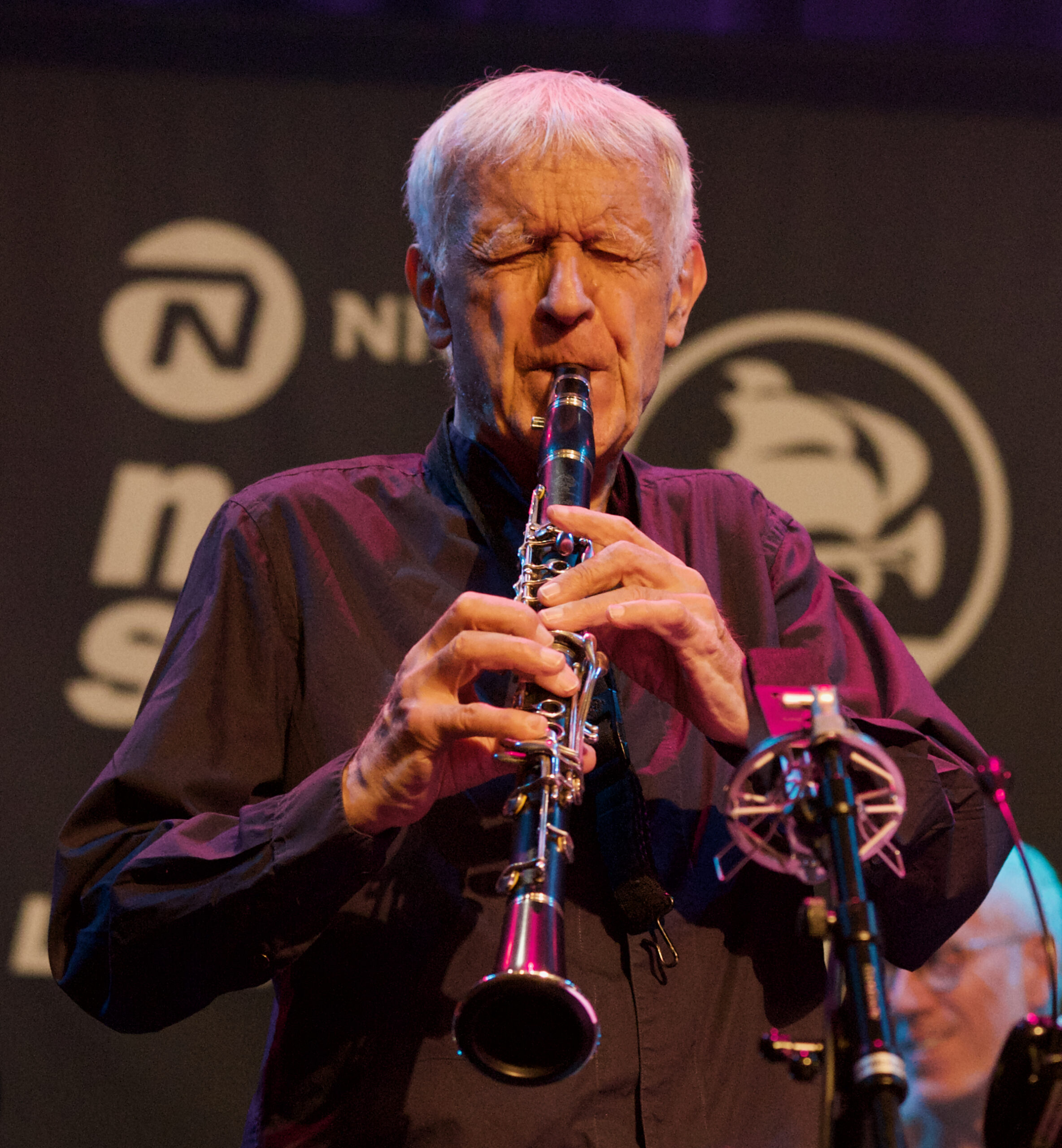 "Michel Portal MP85 11 juli 2021 Lantaren Venster Rotterdam - Michel Portal" by dirkneven1966 is marked with Public Domain Mark 1.0.