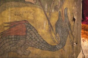 "The Vanquished Dragon, Church of Bet Giorgis, Lalibela, Ethiopia" by A.Davey is licensed under CC BY 2.0.