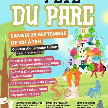 affiche fête du parc 2026