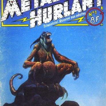 Couverture du n°1 de la revue Métal Hurlant